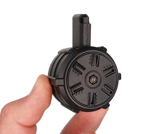 Mini 60 Round AR15 Drum Magazine, for AR15 Base Models