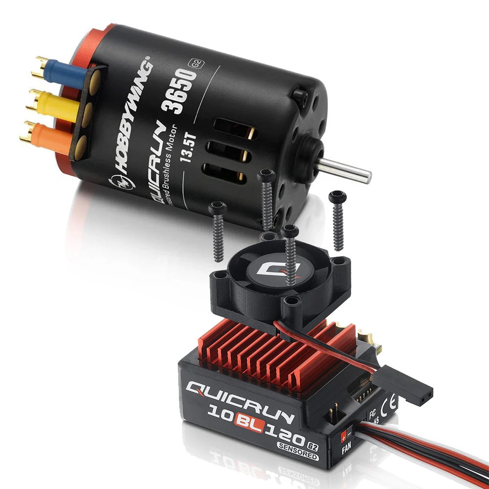 Quicrun 10BL120 Sensored G2 ESC + 3650 SL 13.5T G2 Motor