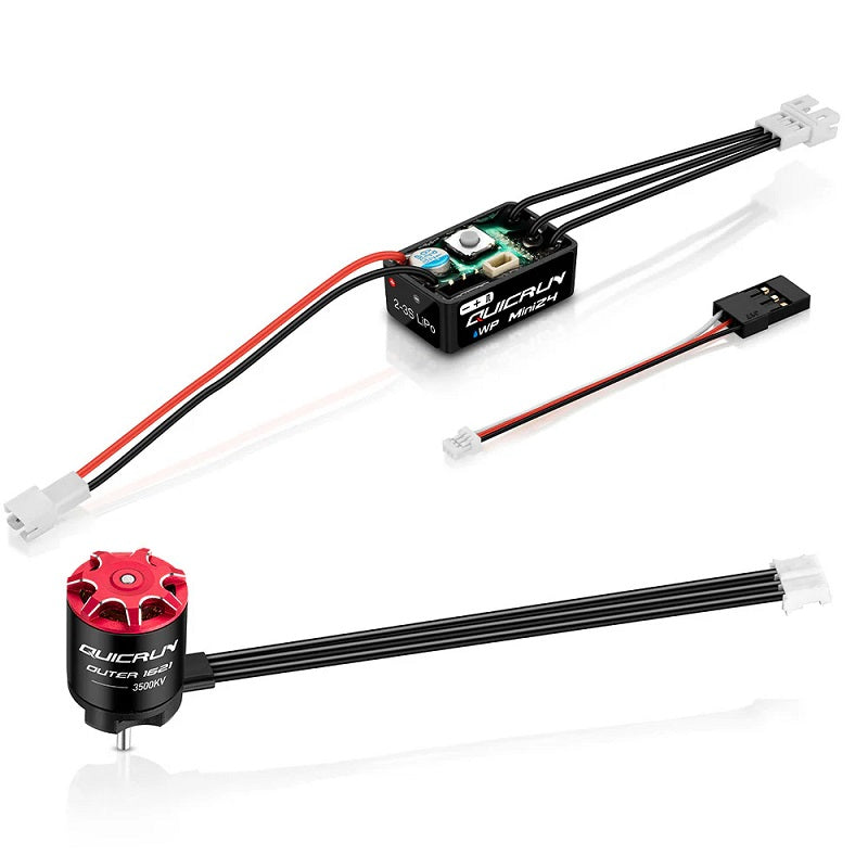 QuicRun WP Mini24 ESC & 1621SL 3500KV Motor Combo