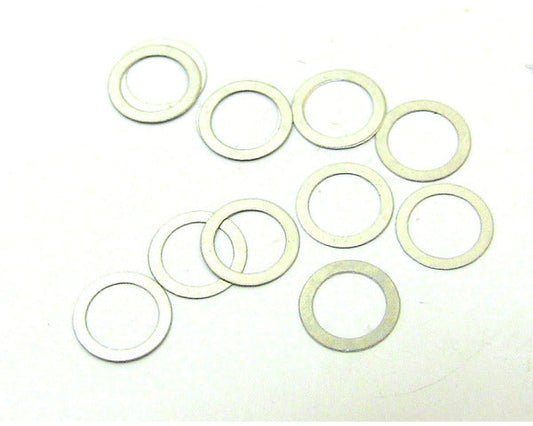 Steel Shims, 5x6.4x0.1mm, (10pcs)