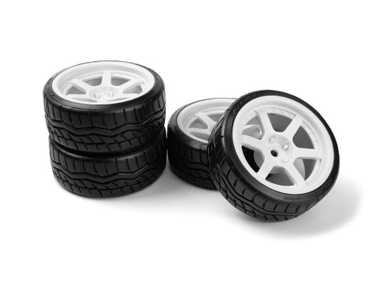 Falken Azenis Drft Tire/HRE C106 Wheel White 4pcs