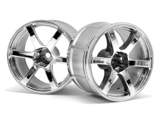 LP35 Wheel Yokohama AVS Model T6 Chrome (2pcs)