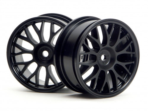 Mesh Wheel 26mm Black (1mm Offset)