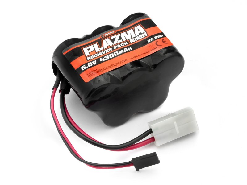 Plazma 6.0V 4300mAh NiMH Baja Receiver Battery