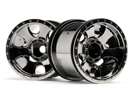 Warlock Wheel Black Chrome (2.2In/2pcs)