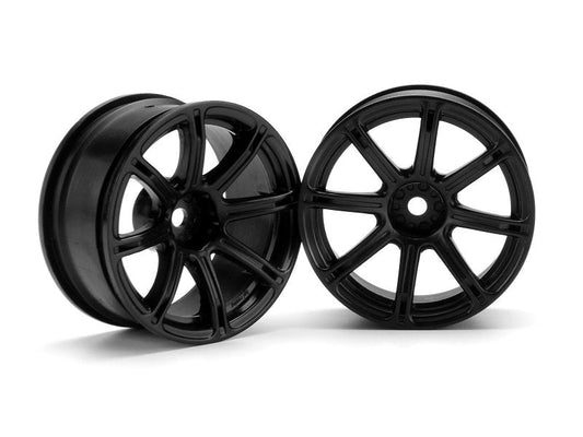 Work Emotion XC8 Wheel 26mm Black (6mm Offset)