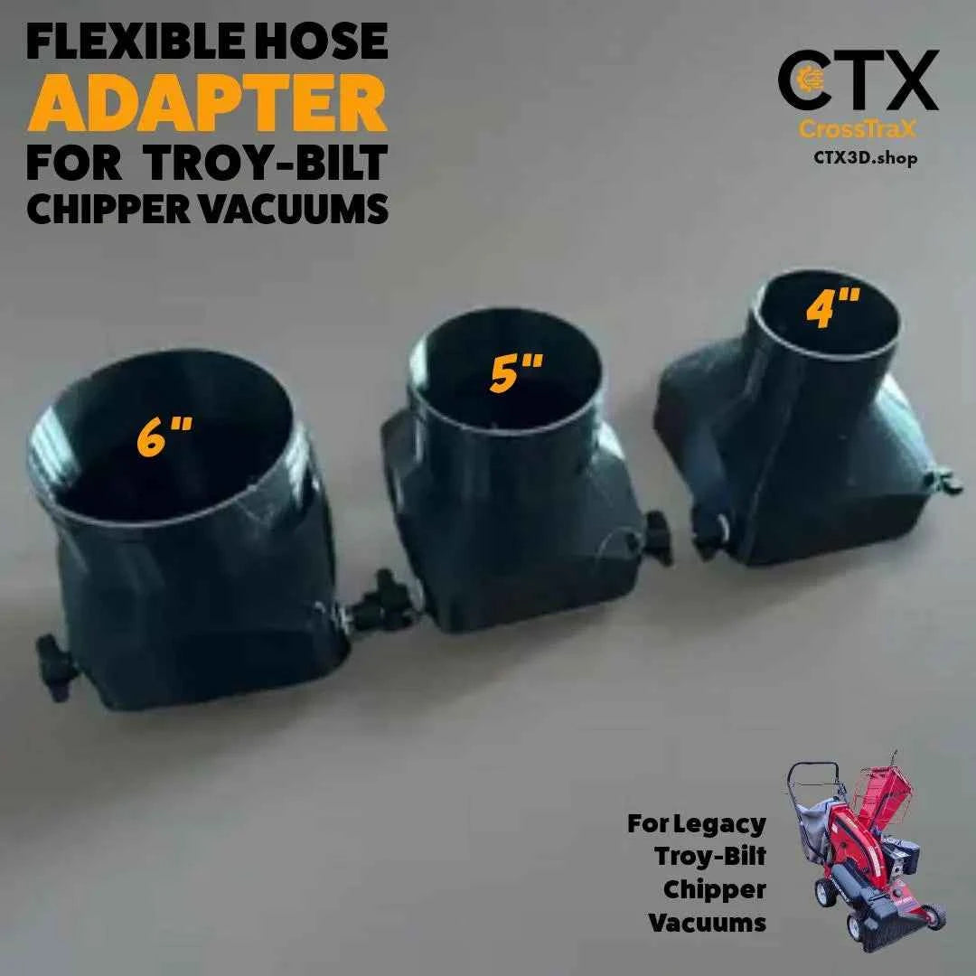 6in Hose Adapter – Compatible with Troy-Bilt® Chipper/Vac