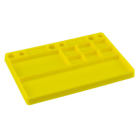 Dirt Racing Product- Parts Tray, Rubber Material- Yellow