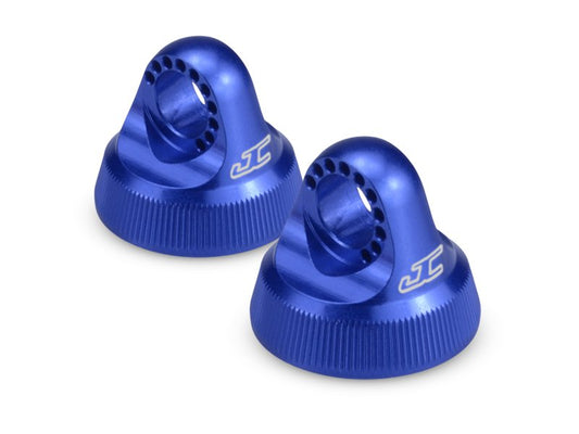 Fin, 12mm V2 Shock Cap, Blue 2pc (B5 B5M T5M SC5M B6 B6D)