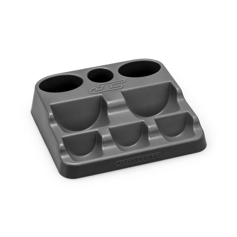 Fluid Holding Station, Gray, Fits JConcepts/RM2 Fluids