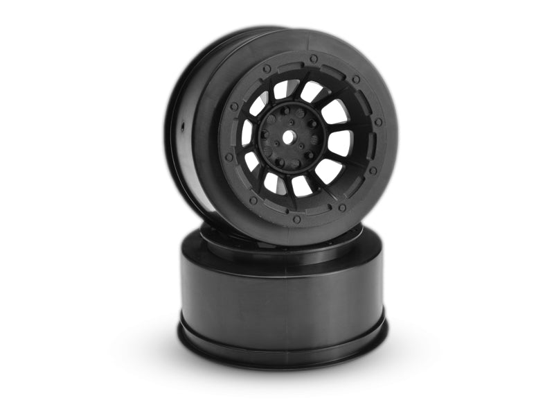 Hazard Slash Front Wheel - (Black) - 2pc