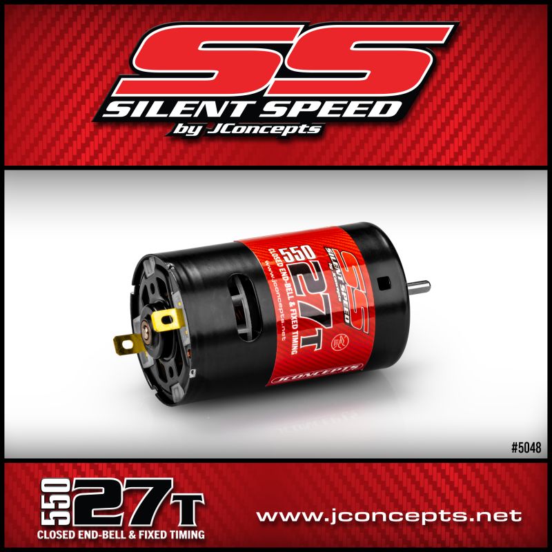 Silent Speed, 550 Motor 27T, Fits TRX4 & Other 550 Based