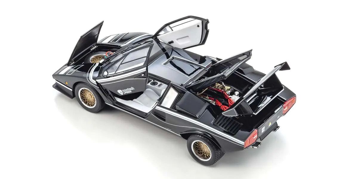 1/18 Scale Lamborghini Countach LP500R Black Model