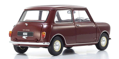 1/18 Scale Morris Mini Minor Cherry Red Model