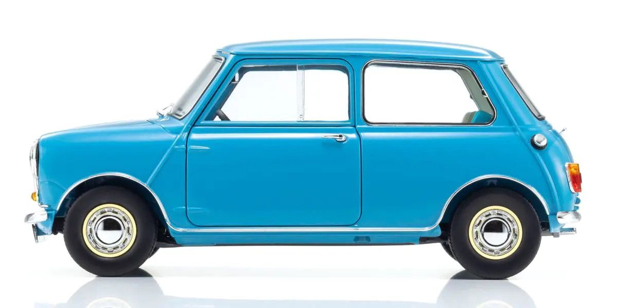 1/18 Scale Morris Mini Minor Clipper Blue Model