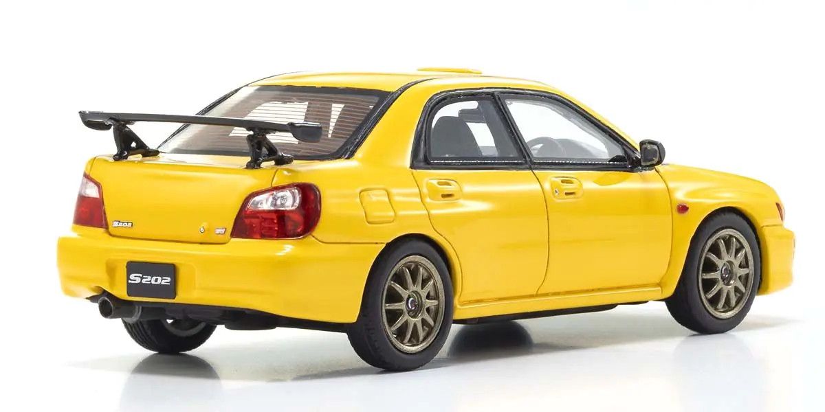 Kyosho Original Diecast 1/43 Subaru Impreza S202 Yellow