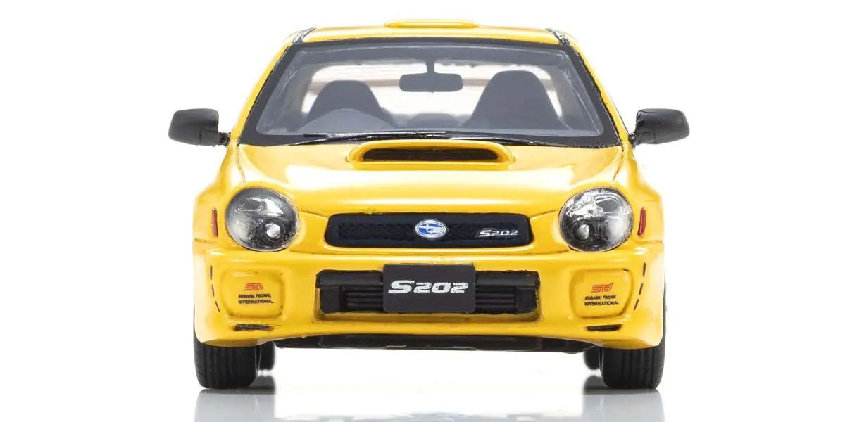 Kyosho Original Diecast 1/43 Subaru Impreza S202 Yellow