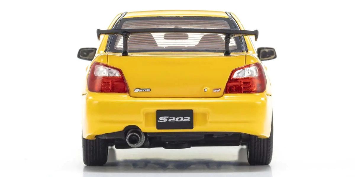 Kyosho Original Diecast 1/43 Subaru Impreza S202 Yellow