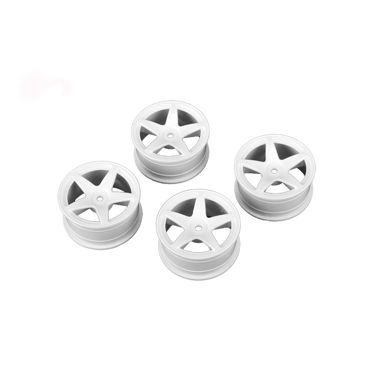 5 Spoke Wheel - White/26mm (ET -0mm), for T410 Drift