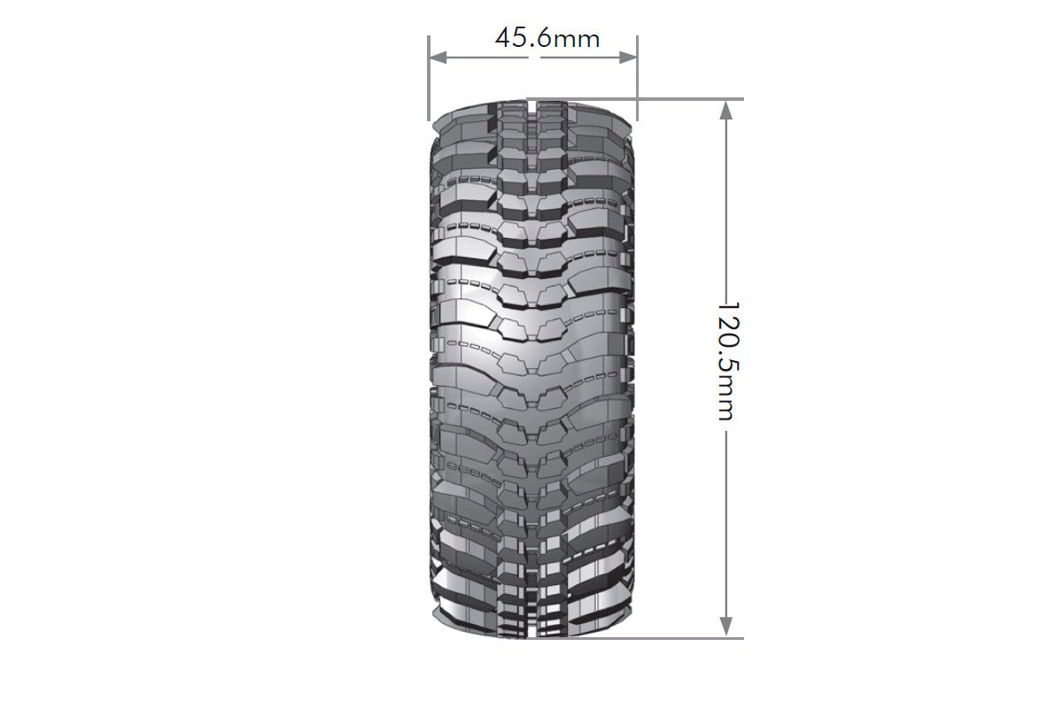 CR-Champ 1/10 1.9" Crawler Tires, Super Soft, Front/Rear