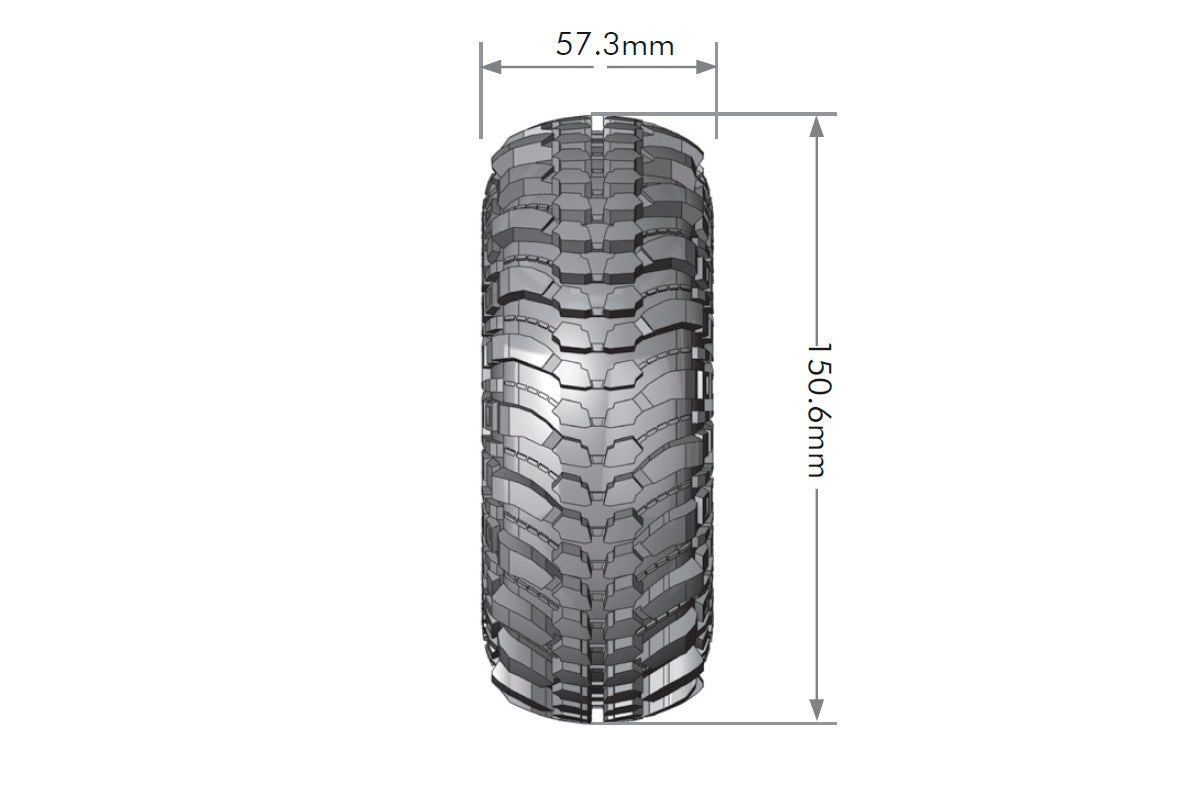 CR-Champ 1/10 2.2" Crawler Tires, Super Soft, Front/Rear