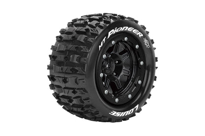 MFT MT-Pioneer 1/10 Monster Truck Tires, 1/2" Offset, 17mm