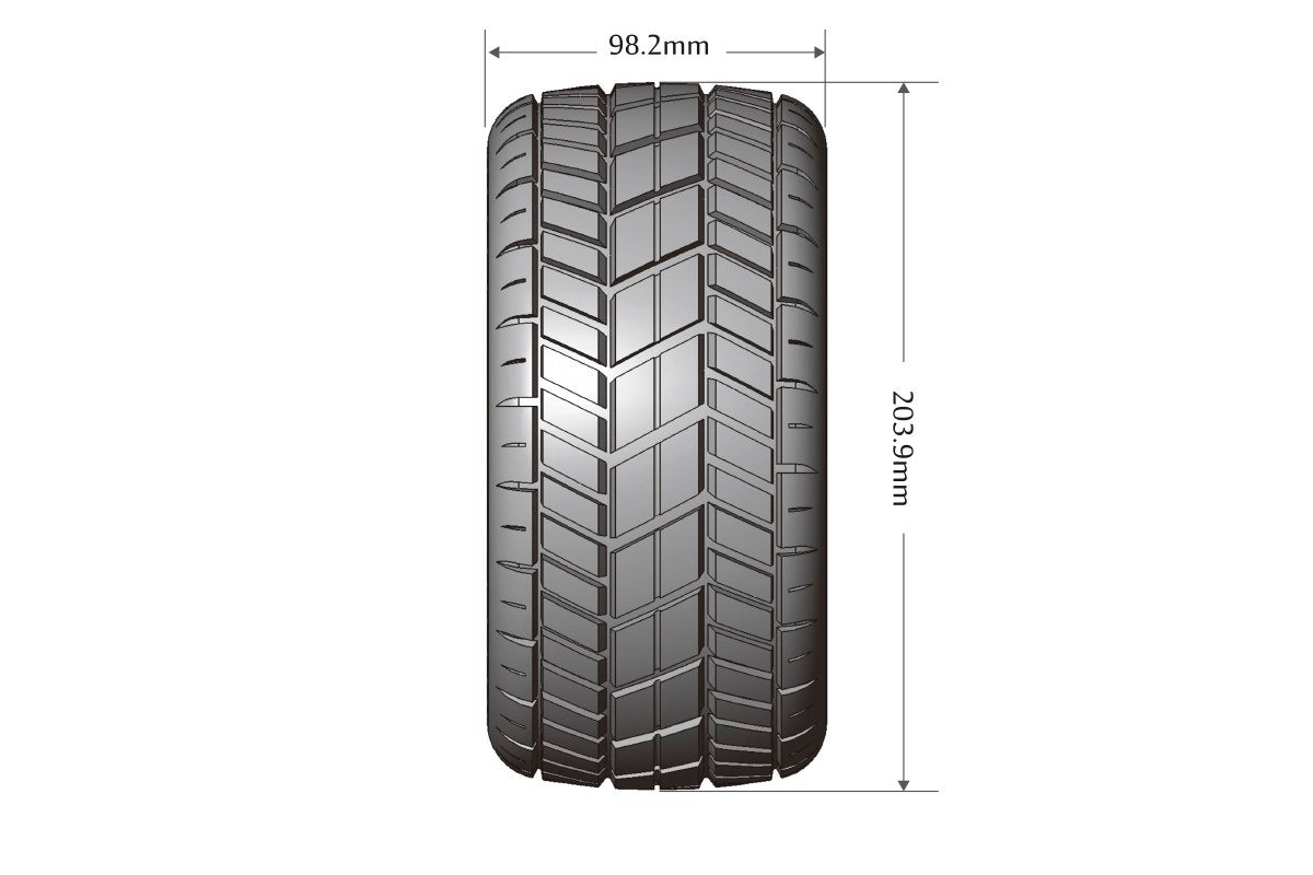 MFT X-Rocket Sport Monster Truck Tires, 24mm Hex, Mounted