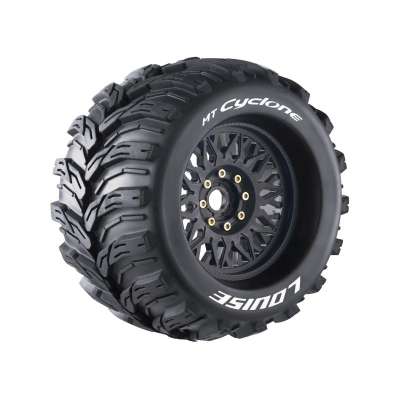 MT-Cyclone Sport 1/8 Monster Truck Tires, 0" & 1/2" Offset,