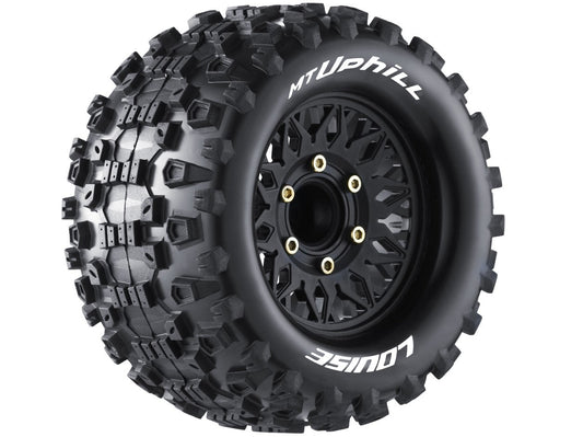 MT-Uphill Soft, 1/10 Monster Truck Tires, 0 & 1/2 " Offset,