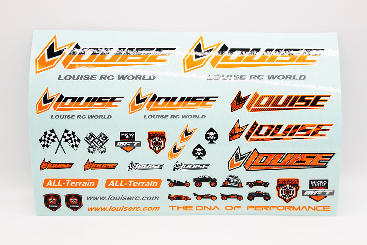 Louise RC Sticker Sheet-Orange