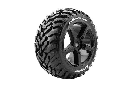 T-Apollo 1/8 Off-Road Truggy Tires, 0" Offset, 17mm,