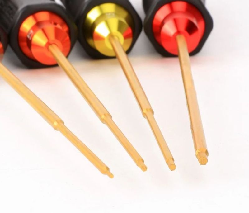 4 Piece Metric Hex Driver Set (0.9, 1.27/0.05", 1.5, 2.0mm)