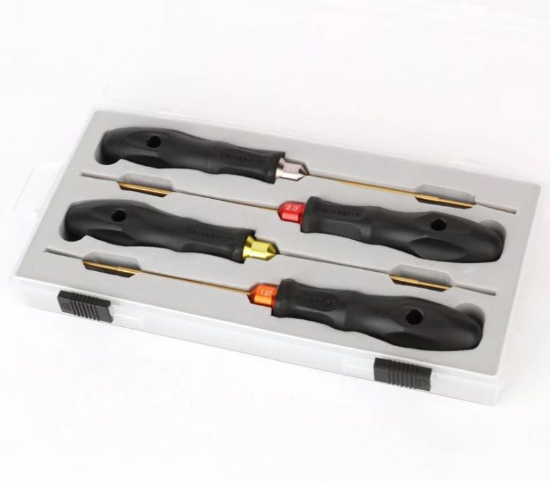 4 Piece Metric Hex Driver Set (0.9, 1.27/0.05", 1.5, 2.0mm)