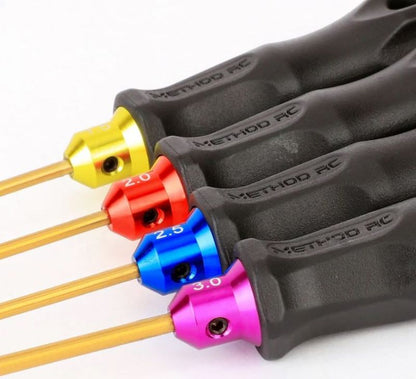 4 Piece Metric Hex Driver Set (1.5, 2.0, 2.5, 3.0mm)