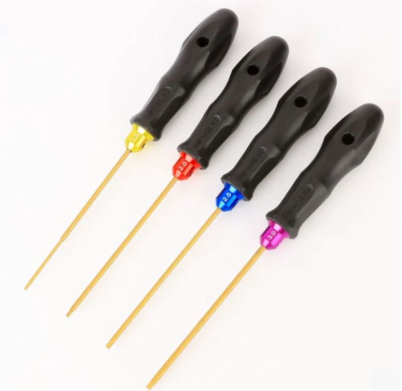 4 Piece Metric Hex Driver Set (1.5, 2.0, 2.5, 3.0mm)