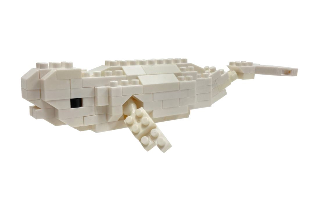 Beluga Whale "Sea Friends", Nanoblock Collection Series