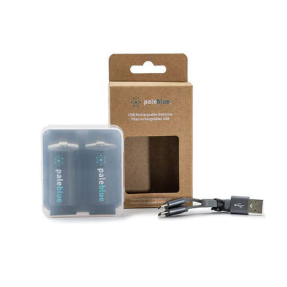 Pale Blue Lithium Ion Rechargeable C Batteries 2pk