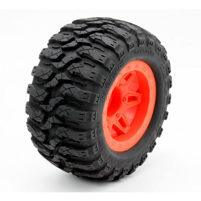 1/8 Defender 3.8" Belted All Terrain Tires 17mm Mounted