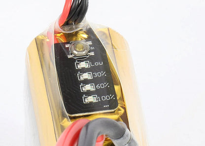 Pure Gold 50c 3s 4300mAh 11.1V Lipo Battery, w/ LED Battery C