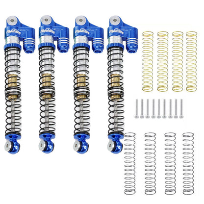 1/24 Aluminum 58mm Long Travel Shocks, Blue, for Axial SCX24