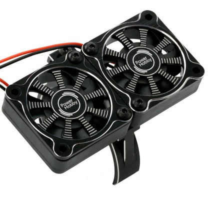 1/5 Aluminum Heatsink Dual High Speed Cooling Fans