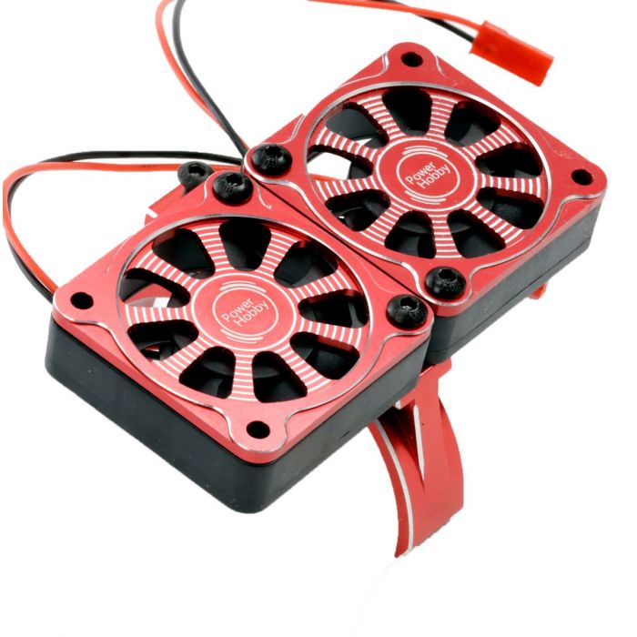 1/5 Twin Turbo High Speed 40mm Aluminum Cooling Fans Motor