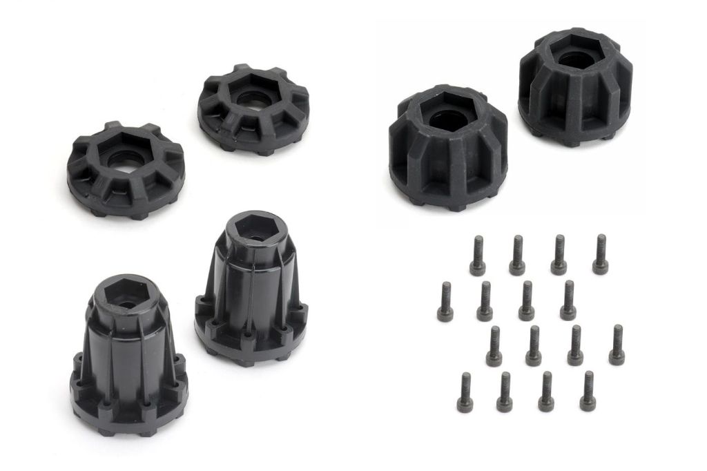 1/8 SGT 3.8 Rockform Belted Mounted Tires (2) 17mm