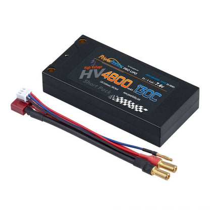 2S 7.6V 4800mAh 130C HV + Graphene Shorty Lipo Battery