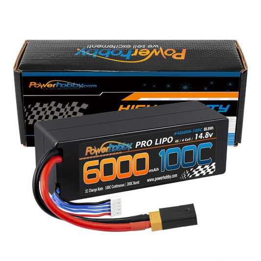 4S 14.8v 6000mAh 100c LiPo Battery w/ XT60