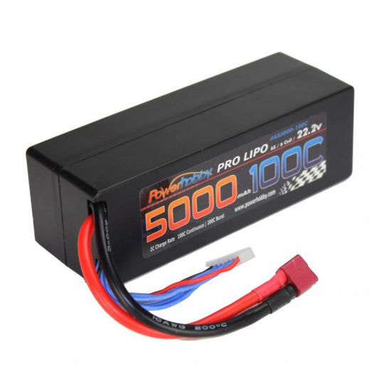 6S 22.2V 5000MAH 100C W Deans Hard Case