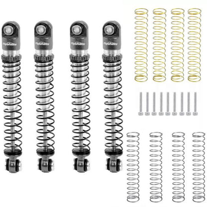 Aluminum 54mm Long Travel Shocks 1/24, Grey, for Axial