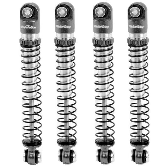 Aluminum 54mm Long Travel Shocks 1/24, Grey, for Axial