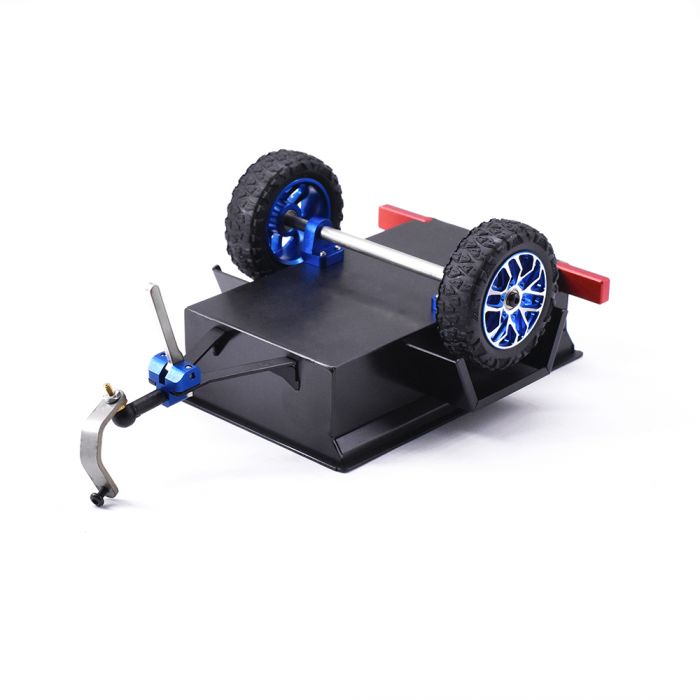 Aluminum Mini RC Crawler 1/24 Trailer, Black, for Axial