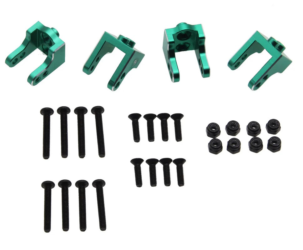 Aluminum Upper Shock Mount, Green, for Losi Mini LMT